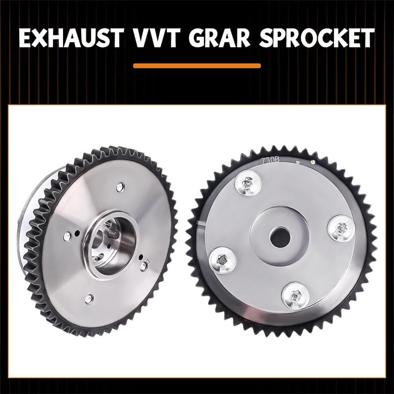 loosoo Timing Chain Kit 24321-2E000, Compatible with Kia Soul 2.0L 2012-2013/Hyundai Elantra 1.8L 2011-2014, w/Intake & Exhaust VVT Gear Sprocket 243502E001+243702E000, Timing Chain Tensioner&Guide - Image 3